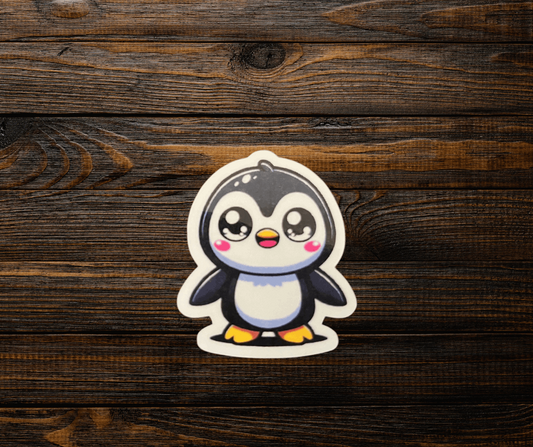 Kawaii Penguin Sticker - Life by Kway | Kristin Waymire