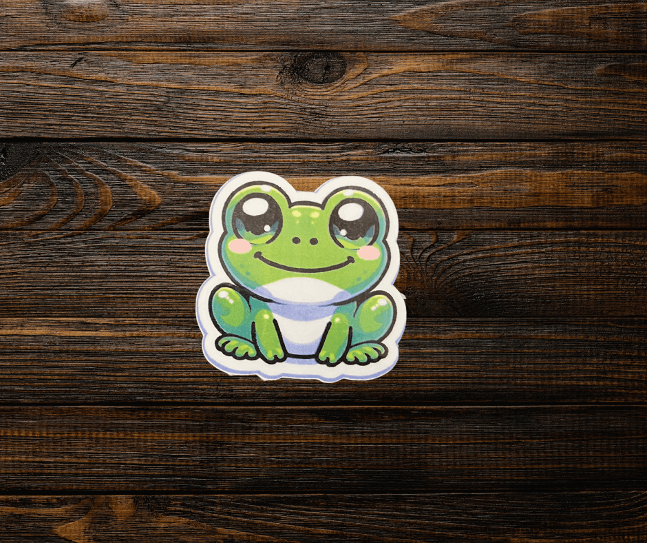 Kawaii Frog Sticker - Life by Kway | Kristin Waymire