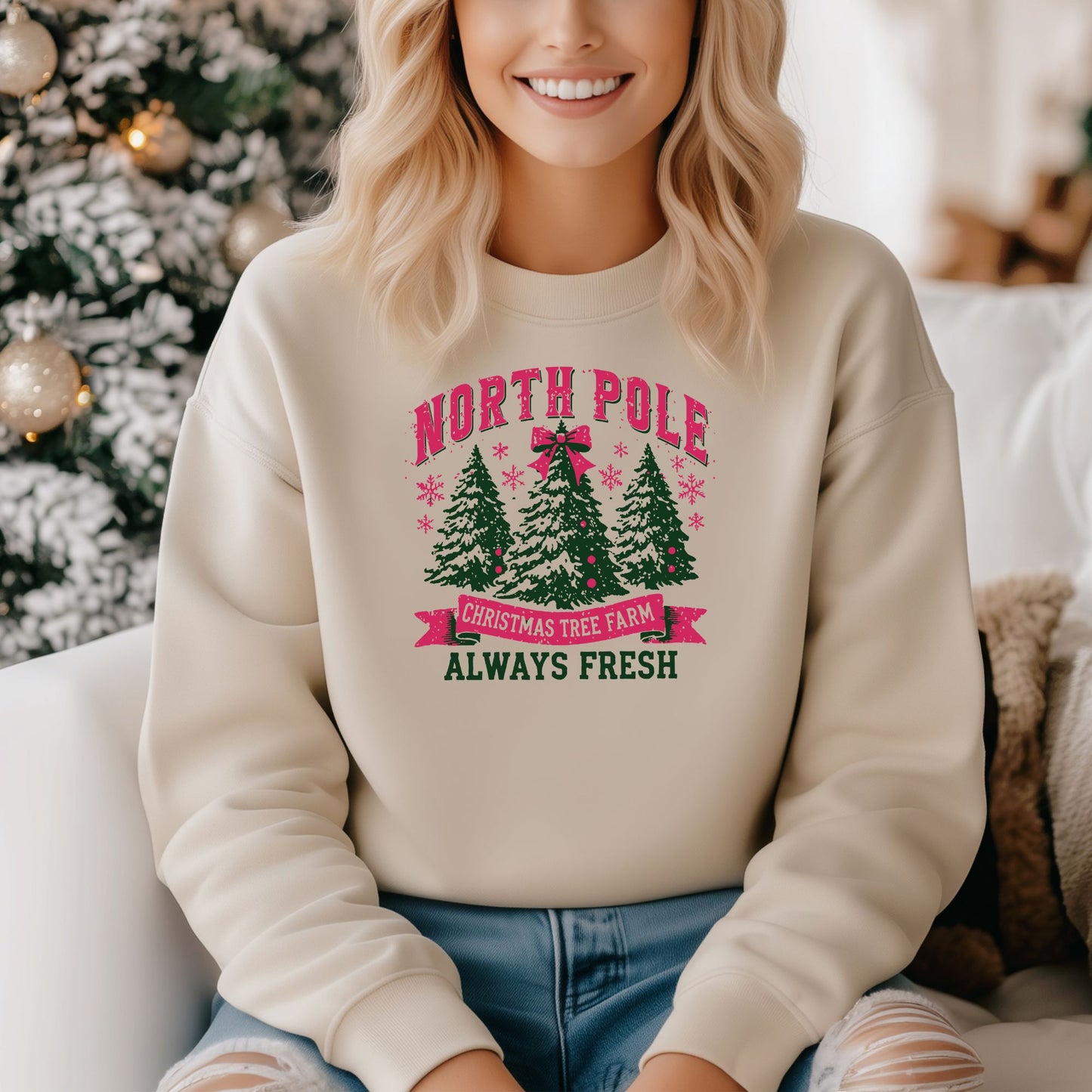 Christmas Tree Farm Sweatshirt - Life by Kway | Kristin Waymire