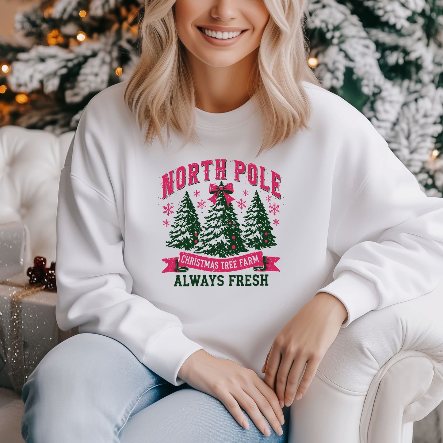 Christmas Tree Farm Sweatshirt - Life by Kway | Kristin Waymire