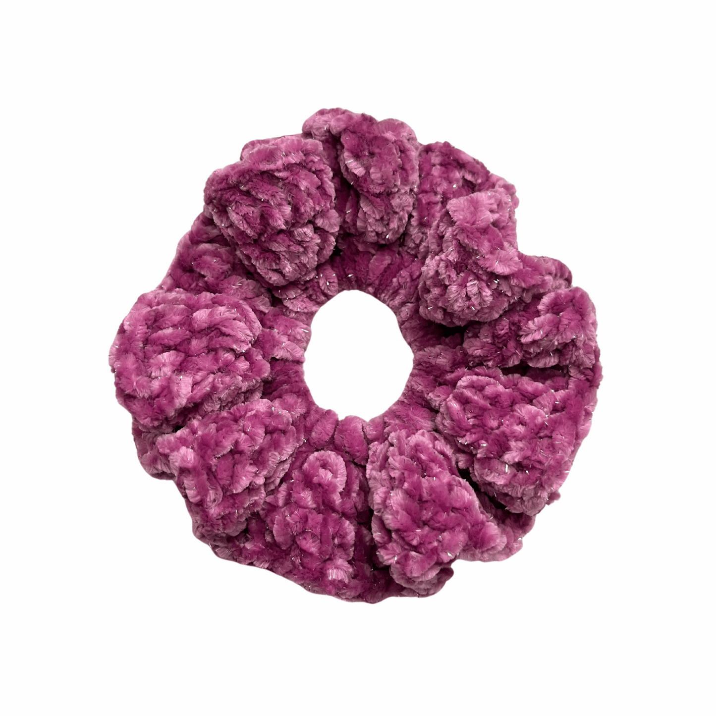 Crocheted Scrunchie Electric Violet - Life by Kway | Kristin Waymire