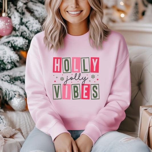 Holly Jolly Vibes Sweatshirt - Life by Kway | Kristin Waymire