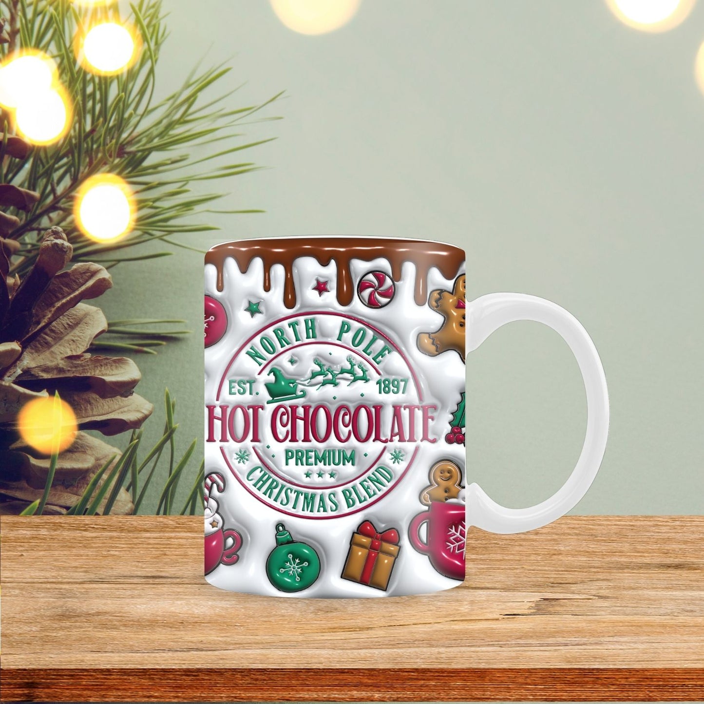 North Pole hot Chocolate Mug