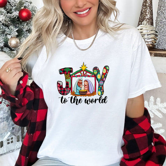 Joy to the World T-shirt - Life by Kway | Kristin Waymire