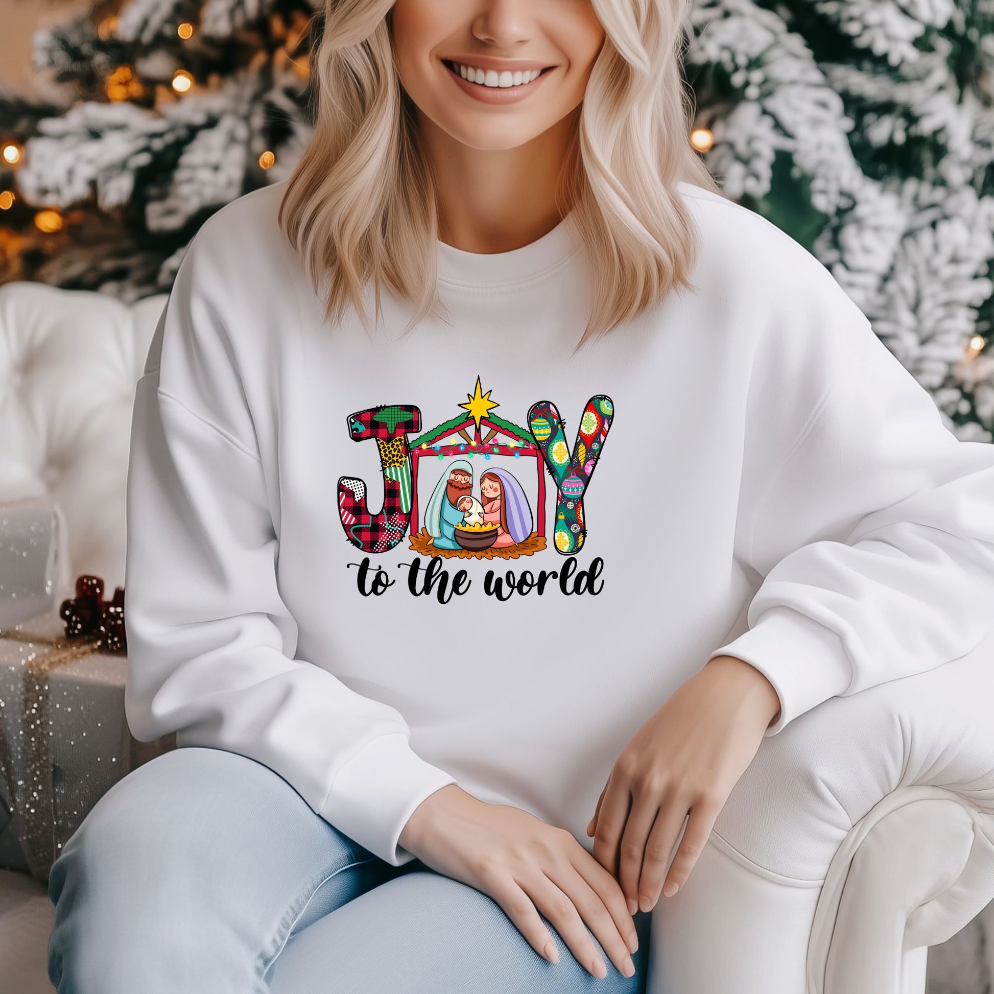 Joy to the WorldSweatshirt - Life by Kway | Kristin Waymire