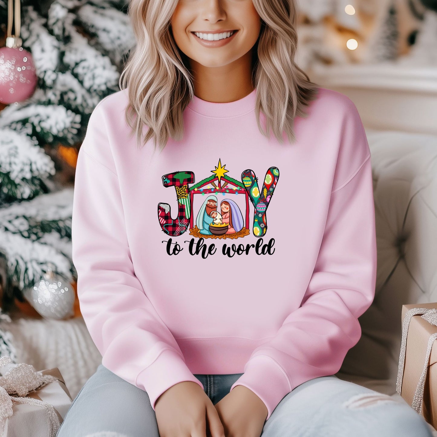 Joy to the WorldSweatshirt - Life by Kway | Kristin Waymire