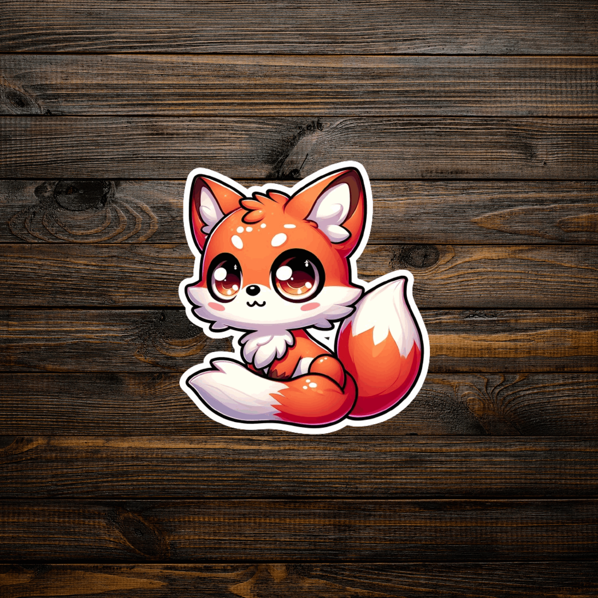 Kawaii Fox Sticker - Life by Kway | Kristin Waymire