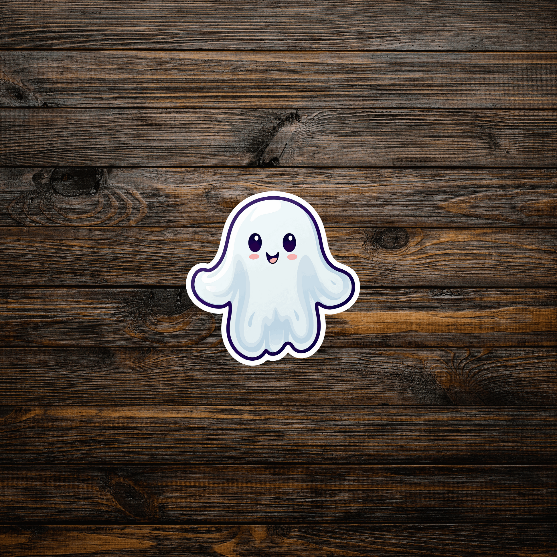 Kawaii Ghost Sticker - Life by Kway | Kristin Waymire