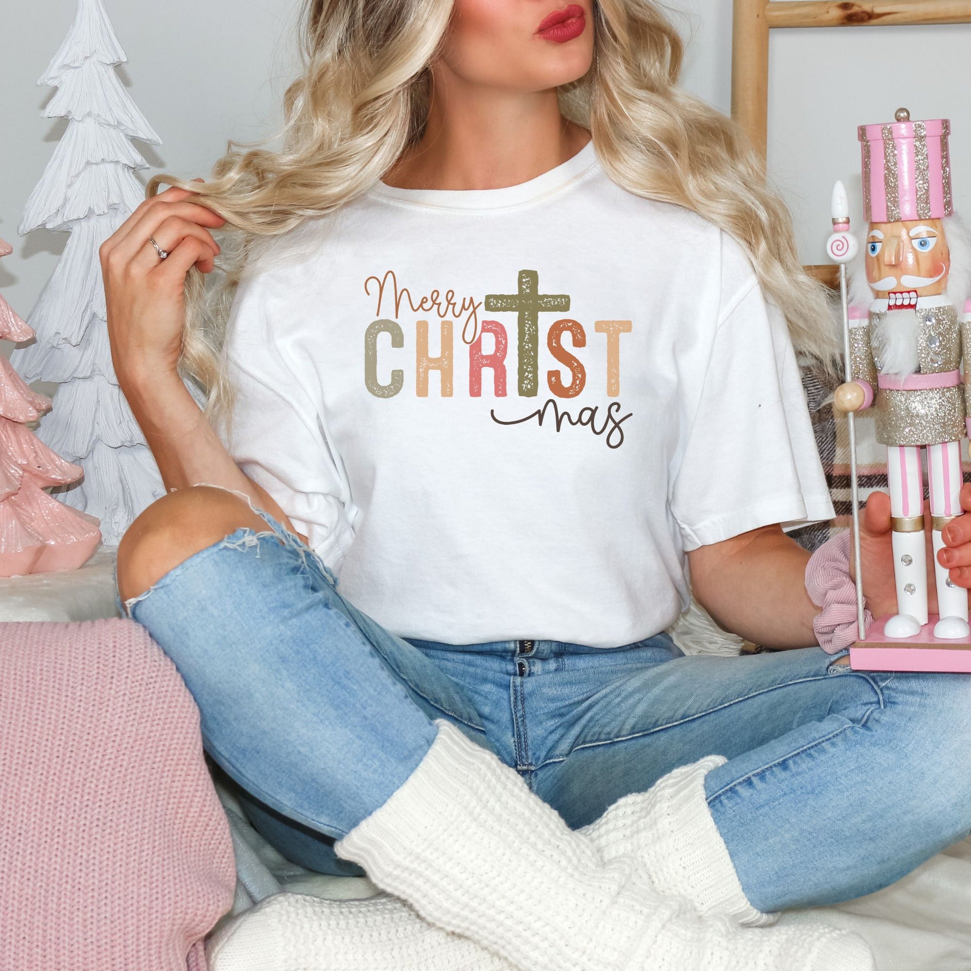 Merry Christ Mas Sweatshirt - Life by Kway | Kristin Waymire