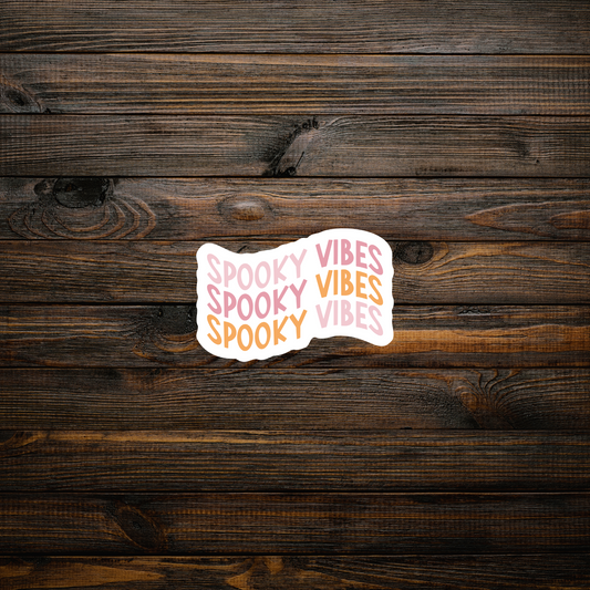 Spooky Vibes Sticker - Life by Kway | Kristin Waymire