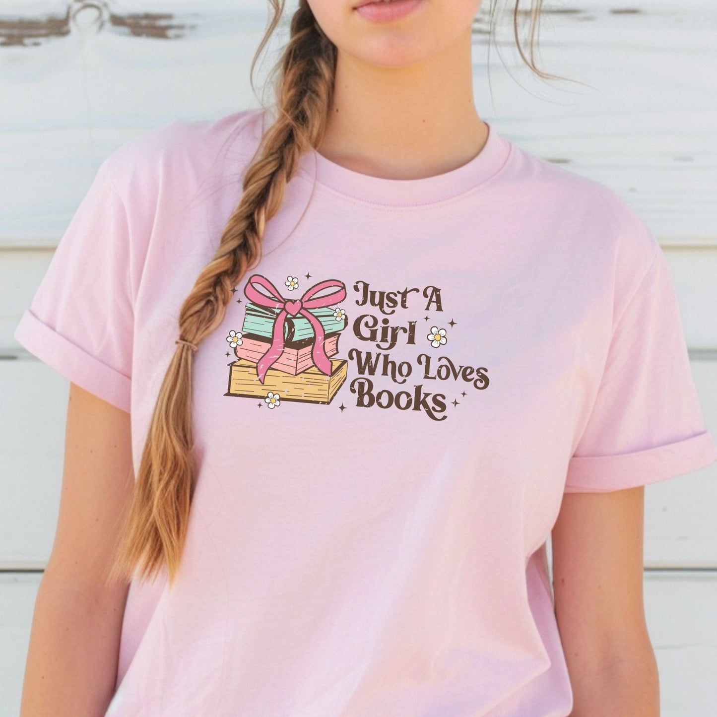 Just a Girl who Loves Books Tee