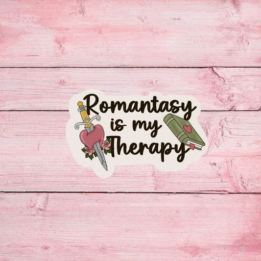 Romantasy is my Therapy Sticker